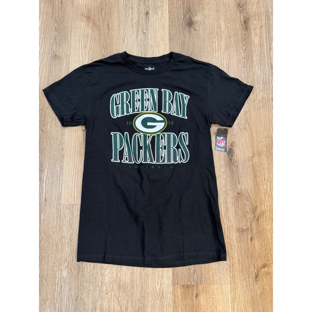 NFL Team‎ Green Bay Packers Graphic T-Shirt Black Small ATMD650AGP-MMX New